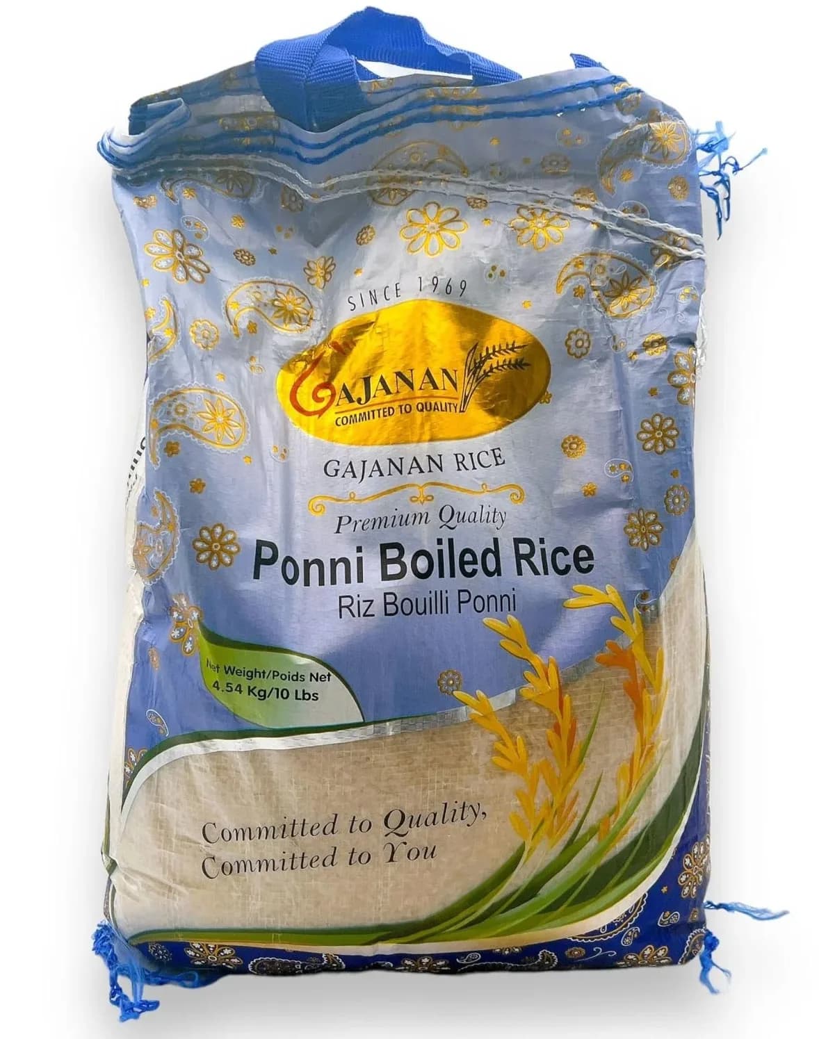 Gajanan Ponni Boiled Rice 4.54kg
