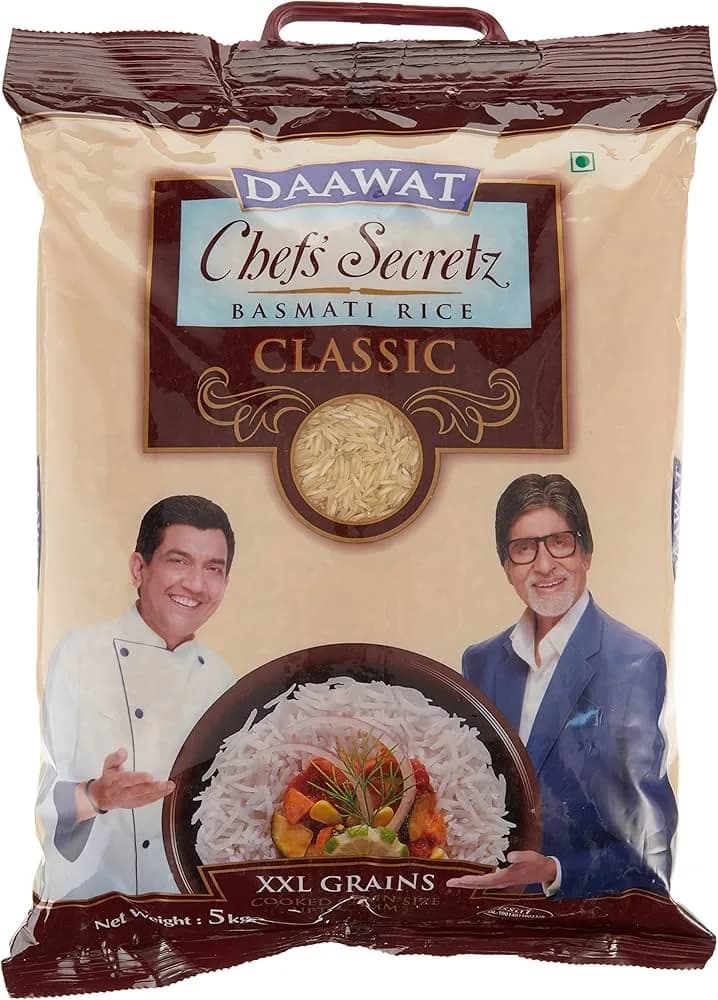 Daawat Classic Chef’S Secretz Basmati Rice 5kg