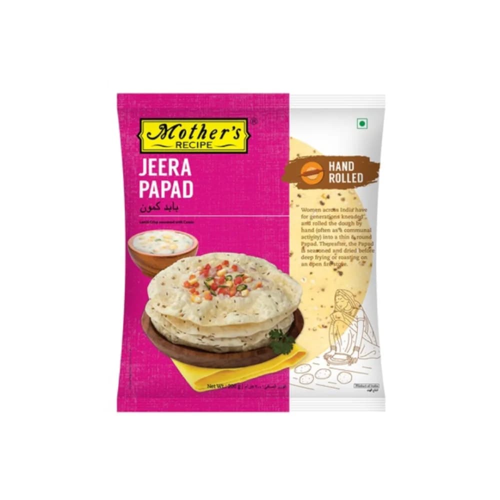 Mother’S Jeera Papad 200gm