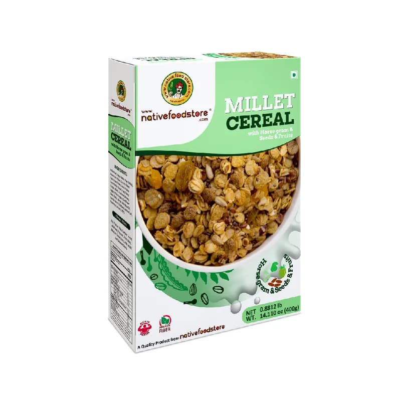 Native Food Store Millet Cereal With Horse Gram & Seeds & Fruits 400gm