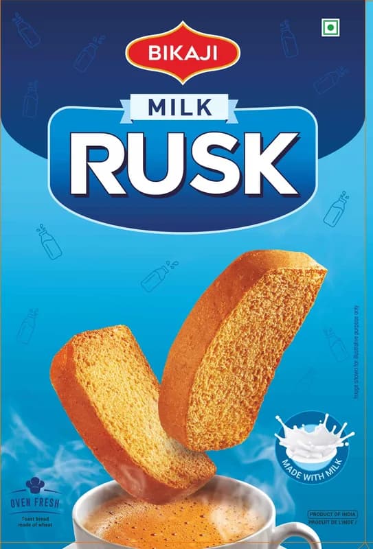 Bikaji Cafe Milk Rusk 200g