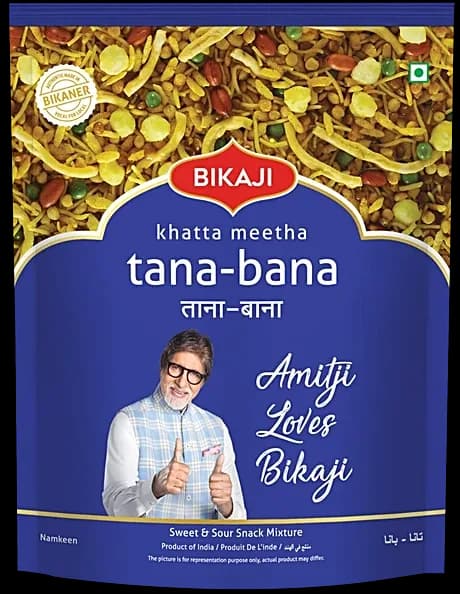 Bikaji Tana Bana  Khatta Meetha 150gm