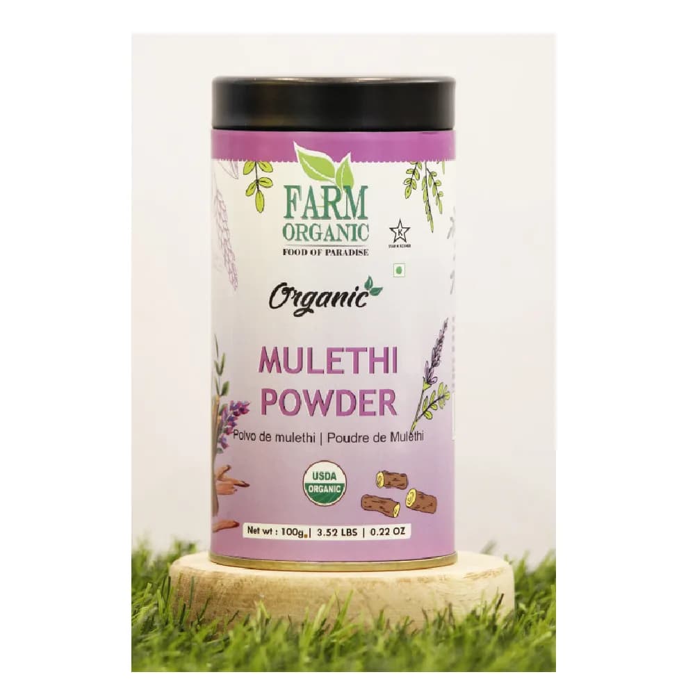 Farm Organic Mulethi Powder 100gm