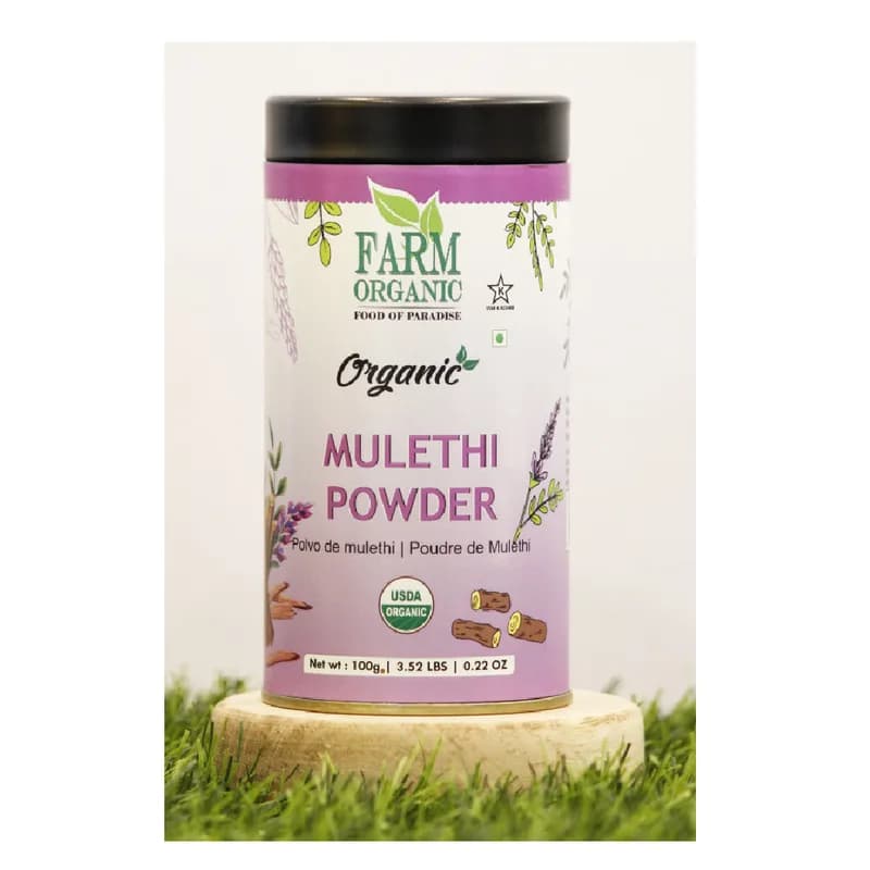 Farm Organic Mulethi Powder 100gm