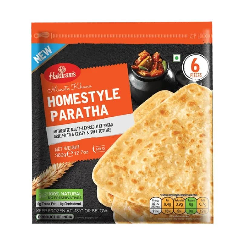 Haldiram Homestyle Paratha 360gm