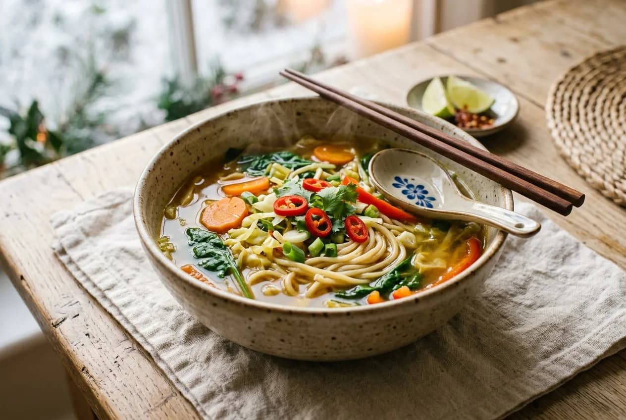 One-pot Veg Thukpa for cold evenings